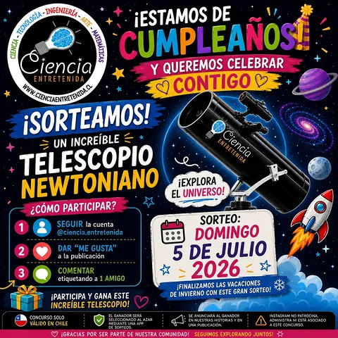 Imagen de 🎉🔭 ¡ESTAMOS DE CUMPLEAÑOS Y QUEREMOS CELEBRAR CONTIG