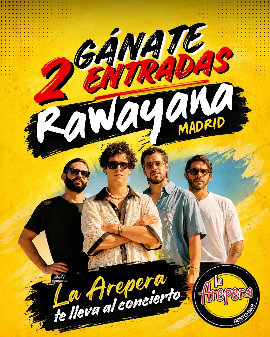 Imagen de 🚨 Gana 2 entradas para ver a Rawayana 🥦 

Si eres fan 