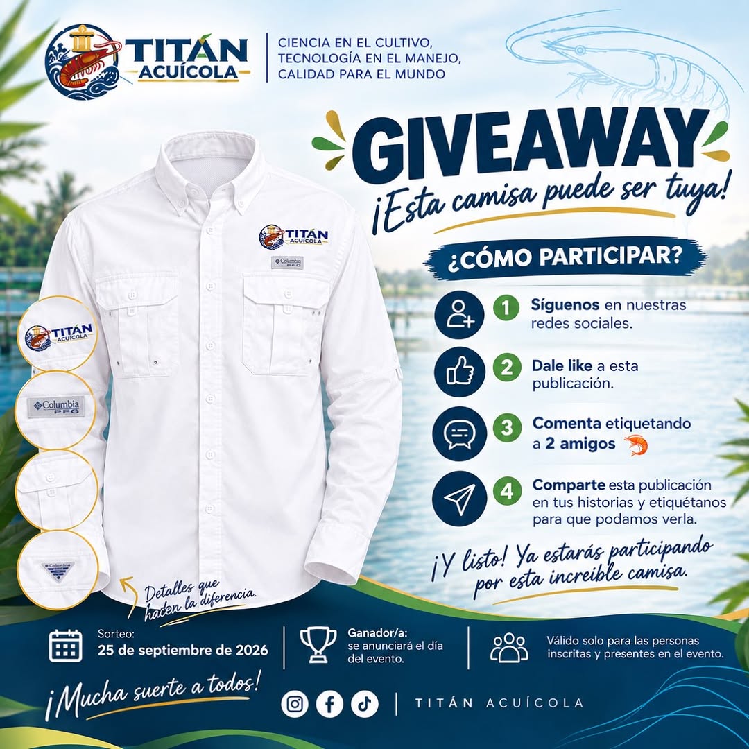 Imagen de 🎁 ¡GIVEAWAY TITÁN ACUÍCOLA! 🦐

¡Esta camisa puede 