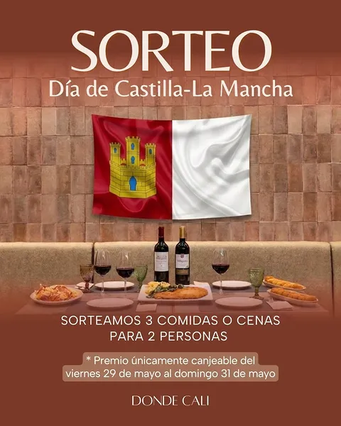 Imagen de ¡SORTEO DÍA DE CASTILLA-LA MANCHA! 🥳🍷

¡En Donde Ca
