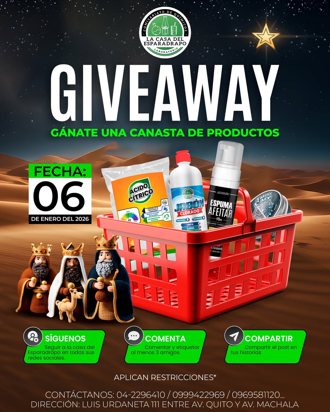 Imagen de Gánate una canasta de nuestros productos de la línea hogar