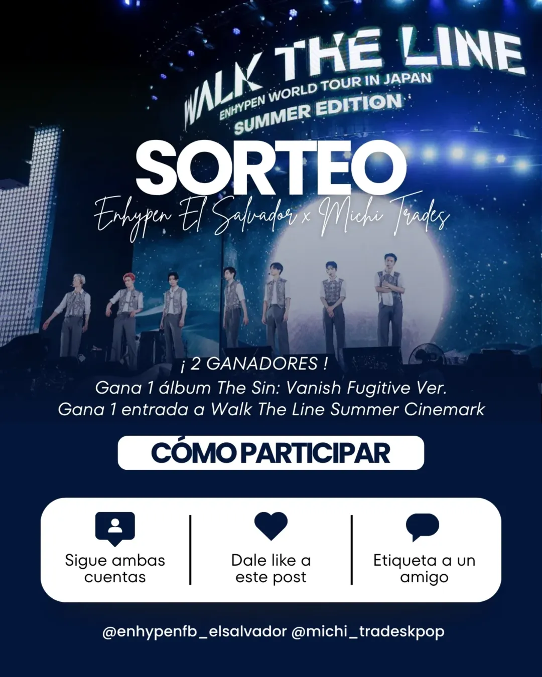 Imagen de 🎉 SORTEO ENGENE 🎉

Enhypen El Salvador x Michi Trades 