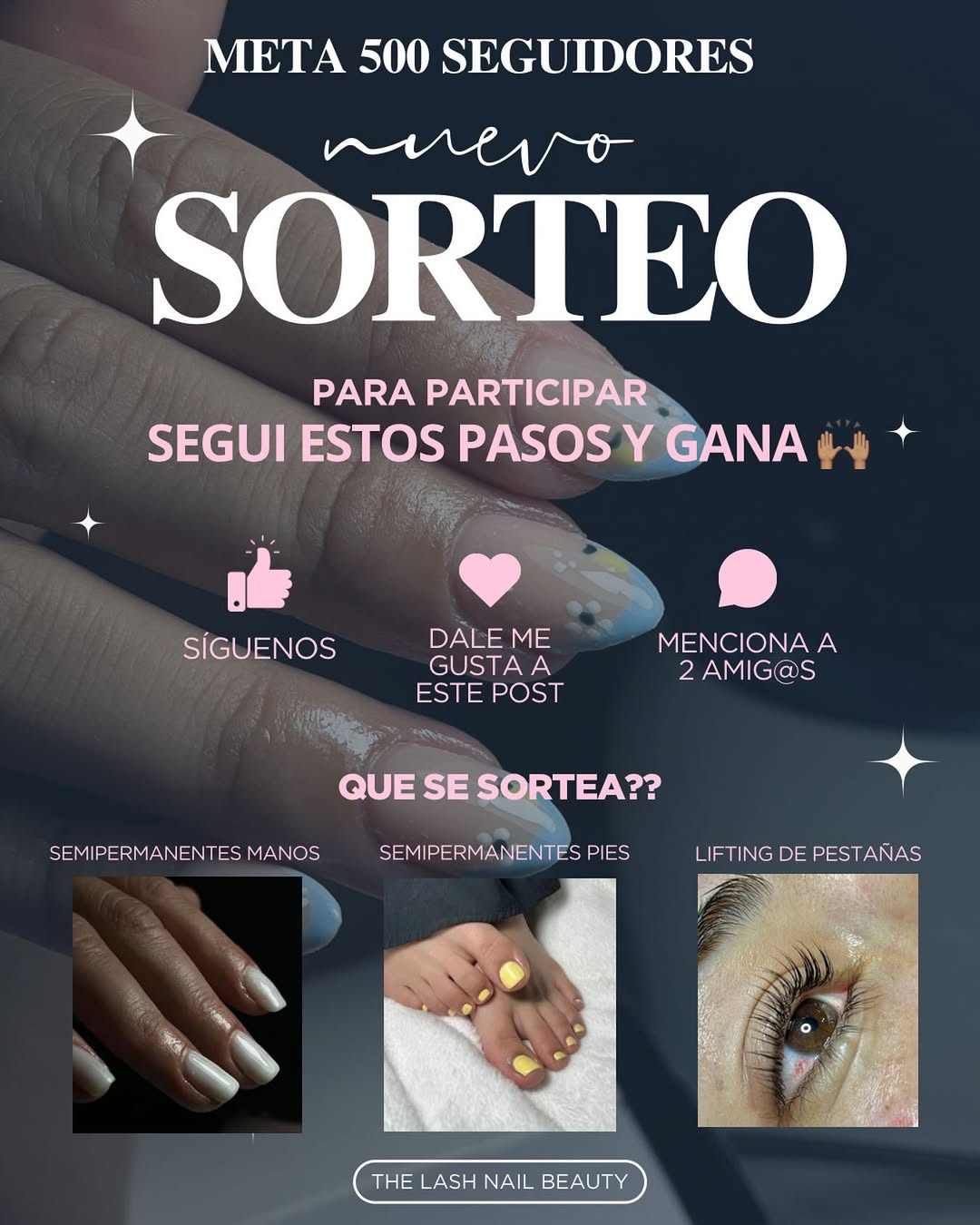 Imagen de 🎉 ¡NUEVO SORTEO! 🎉
Estamos de meta 👉 500 seguidore