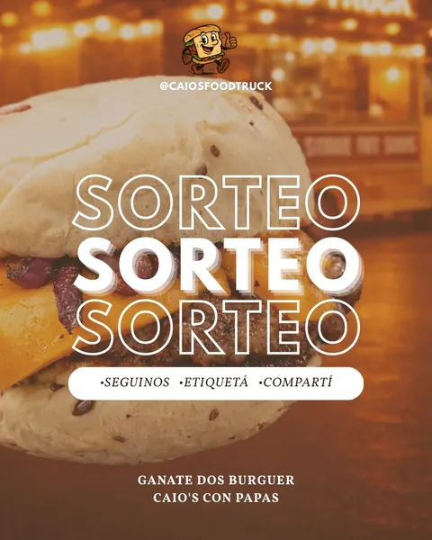 Imagen de 🔥 SORTEO BURGUER CAIO'S 🍔🔥

¡Se viene algo rico y 