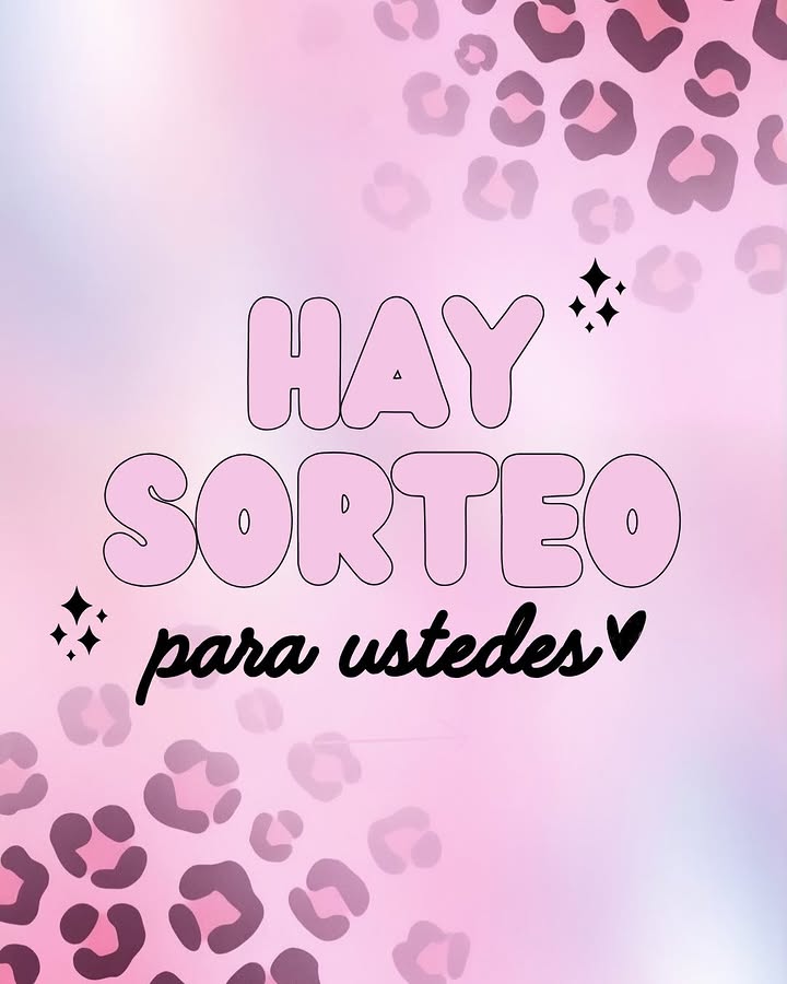 Imagen de ✨🎉 MEGA SORTEO 🎉✨
¡Hay 2 ganadoras! 💖
🏆 1°