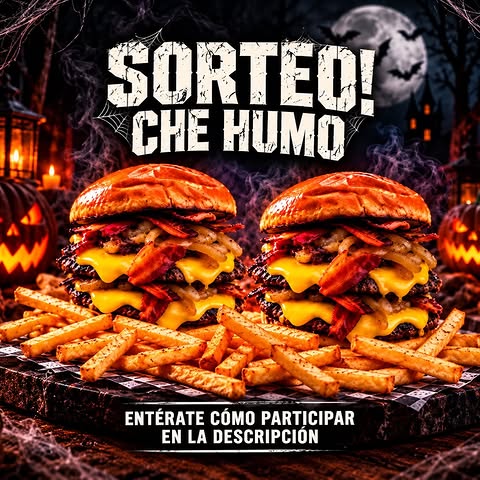 Imagen de 🎃🔥 ¡ESTE HALLOWEEN SE COME EN CHE HUMO! 👻🍔

Est