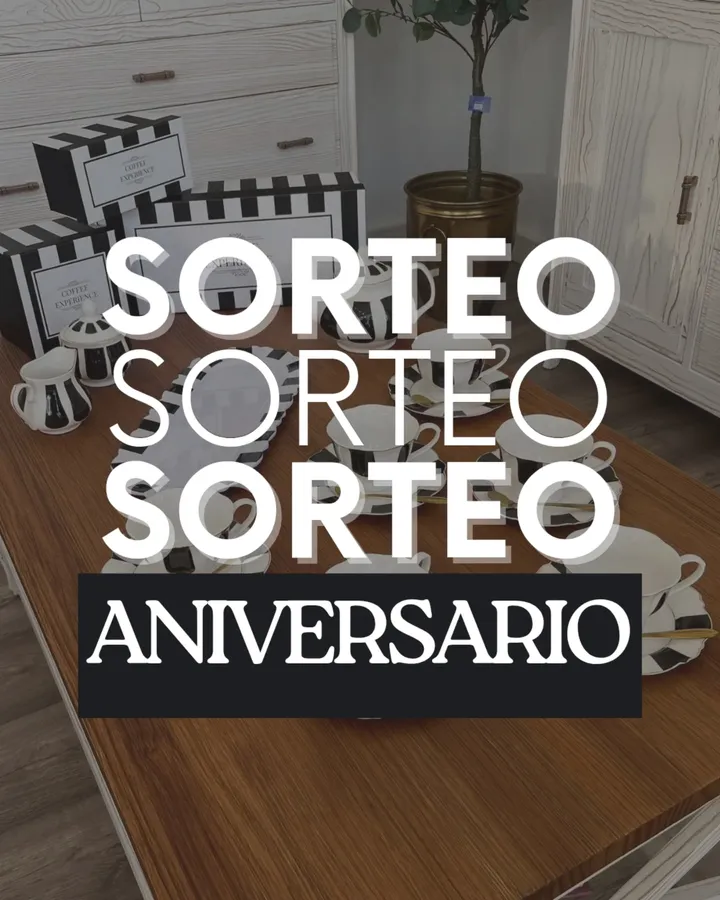 Imagen de 🎉☕ ¡SORTEO ANIVERSARIO! ☕🎉

Estamos de aniversari