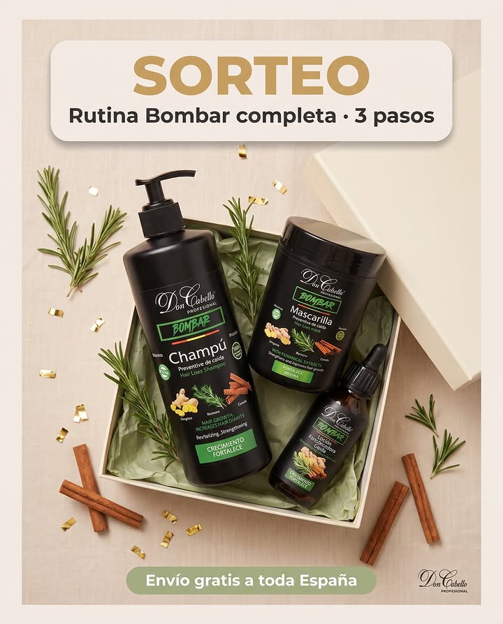 Imagen de 🚨🎁 SORTEO: llévate la rutina Bombar completa de 3 pas