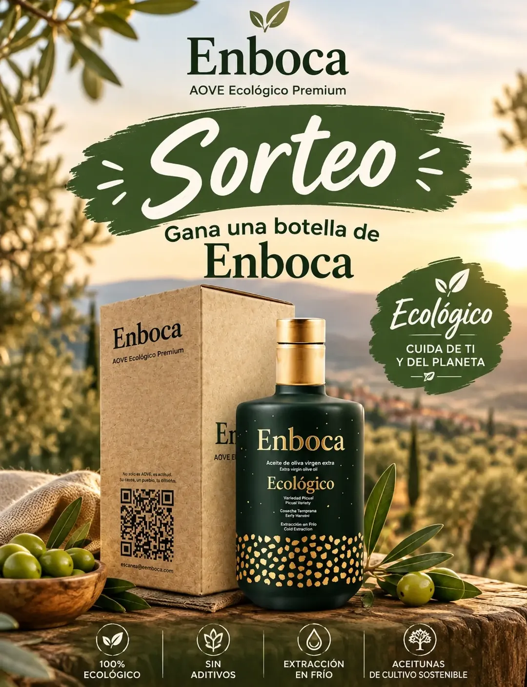 Imagen de 🌿 ¡SORTEO ENBOCA! 🫒✨

¿Te gustaría disfrutar de u