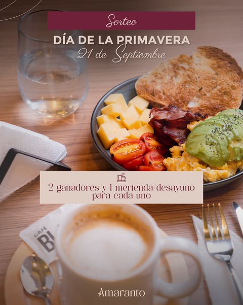 Imagen de 🌸¡SORTEO DE PRIMAVERA EN AMARANTO!

La primavera se disf