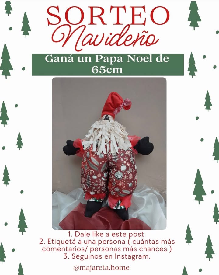 Imagen de Queremos regalarles un papanoel grandote 65cm aproximadament