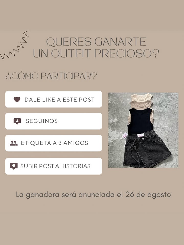 Imagen de *¡SORTEO OUTFIT COMPLETO!* 🔥

Chicas!! Sorteo este outfi