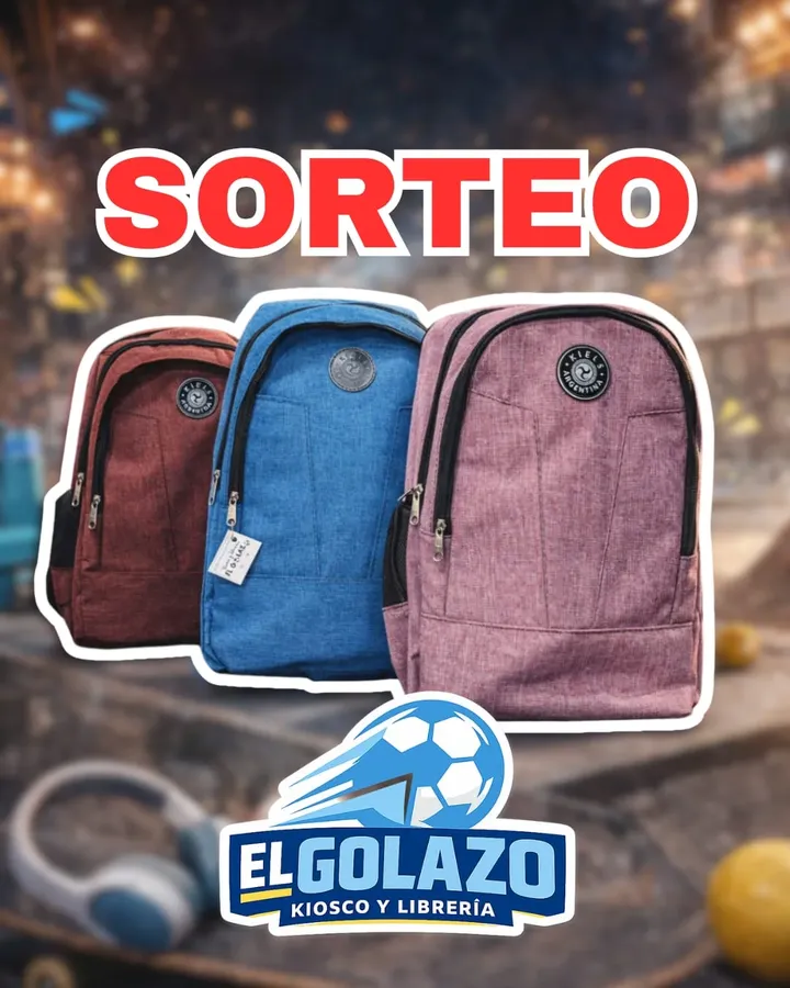 Imagen de 🎉✨ ¡PRIMER SORTEO DE KIOSCO Y LIBRERÍA EL GOLAZO! ✨