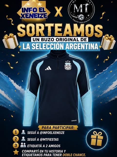 Imagen de 🎁 Sorteamos un buzo original de la Selección Argentina.
