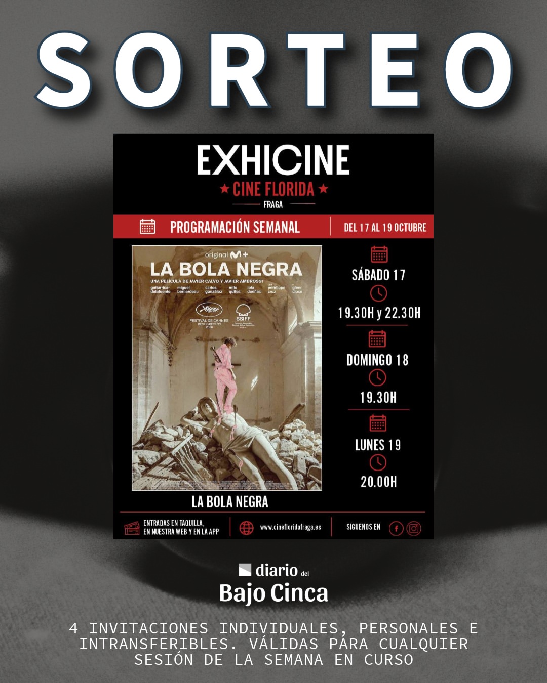 Imagen de #SORTEO - Volvemos con los sorteos de entradas para el Cine 