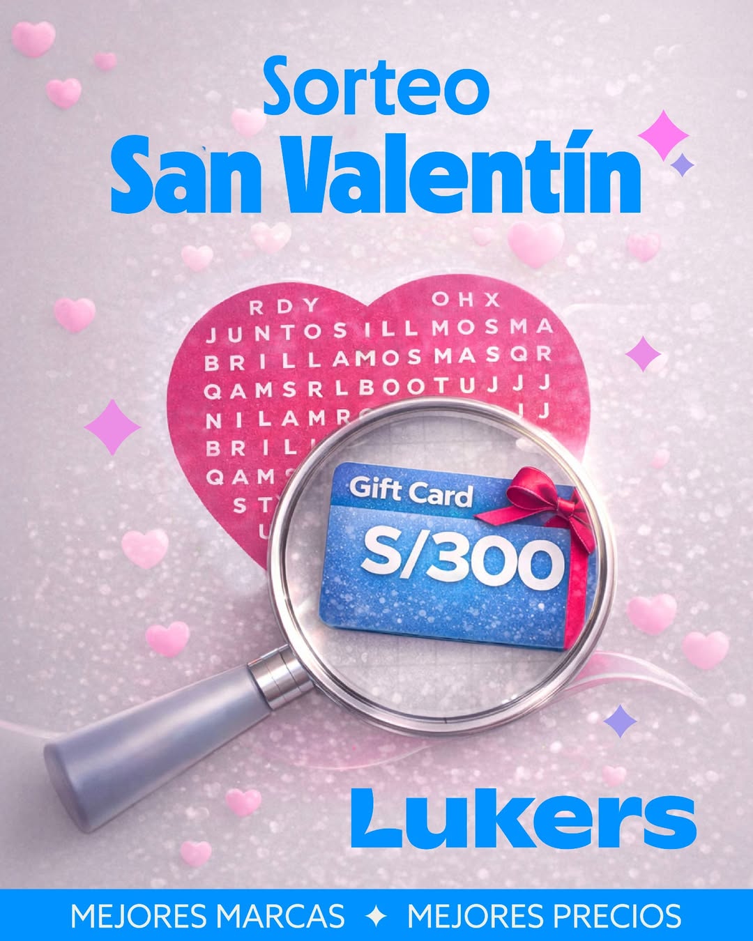 Imagen de ¡#SORTEO por San Valentín 💙! Gana un gift card de S/300
