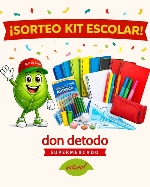 Imagen de 🎉✨ ¡SORTEO KIT DE ÚTILES ESCOLARES! ✨🎉
En Superm