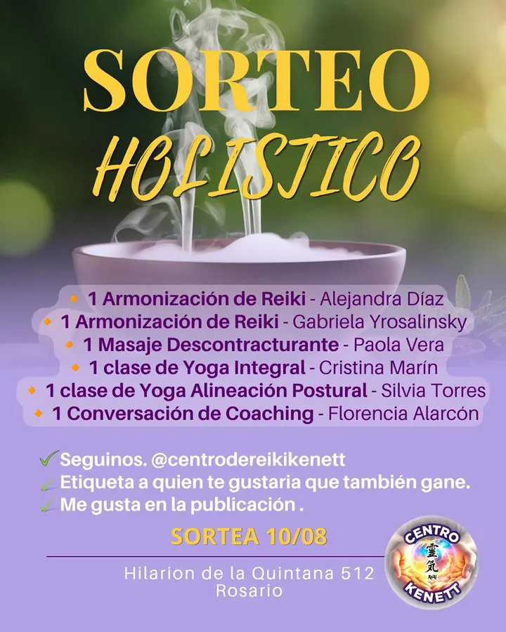 Imagen de 🔴 SORTEO 😁 
Premios: 

🔸1 Armonización de Reiki - 