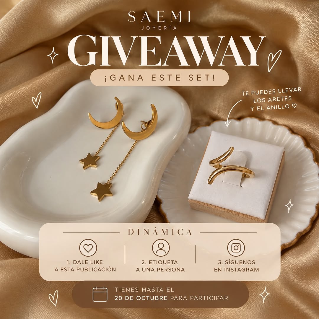 Imagen de ✨ GIVEAWAY TIME! ✨ 🎁🤎

¡Queremos consentirte! En 