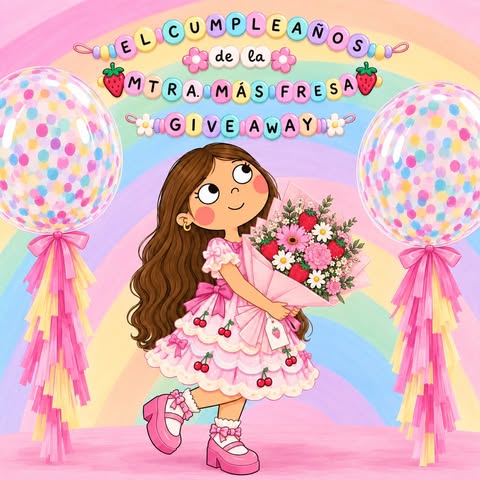 Imagen de 🎂🍓 EL CUMPLEAÑOS DE LA MAESTRA MÁS FRESA GIVEAWAY �