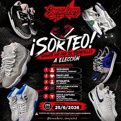 Imagen de 🎉👟 ¡SORTEO DE ZAPATILLAS! 👟🎉

¿Querés ganarte