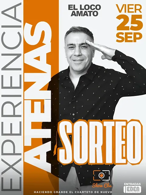 Imagen de 🤩 #SORTEO EL LOCO AMATO ❤️‍🔥
🎟 DOS PASES DOBL