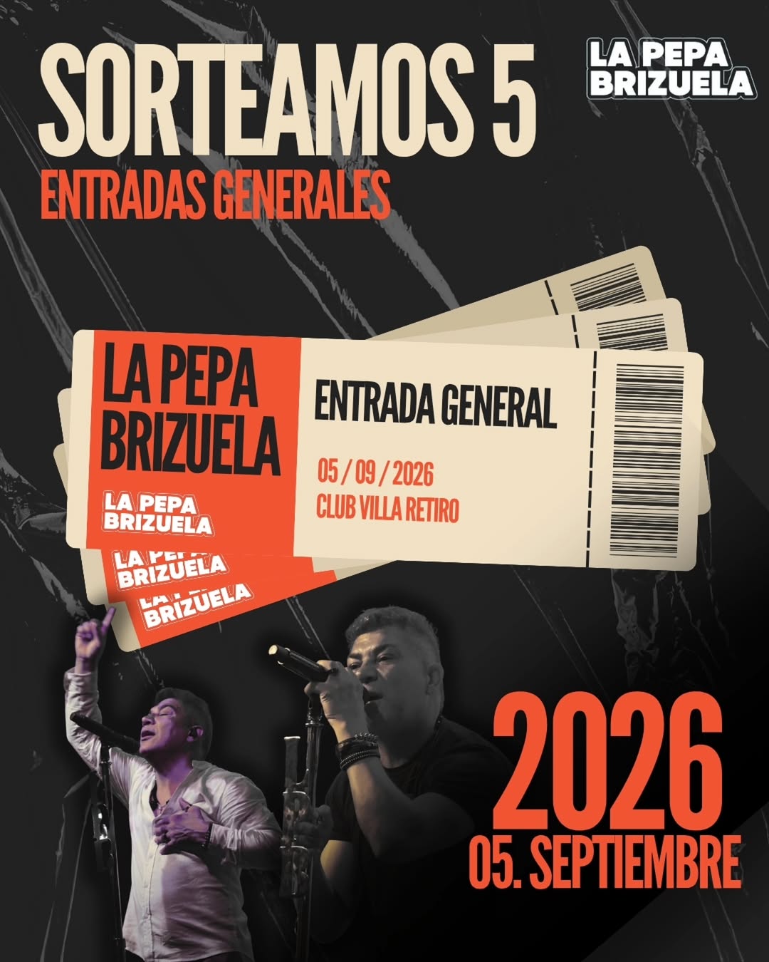 Imagen de 🎁 ¡SUPER SORTEO DE ENTRADAS! 🎁

​¡Se viene una noc