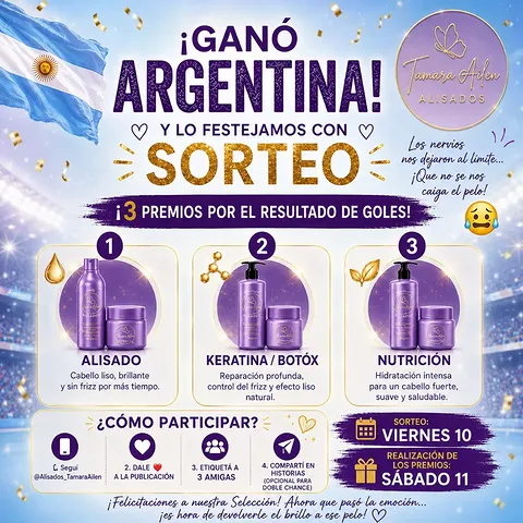 Imagen de 🇦🇷💙 ¡GANÓ ARGENTINA Y LO FESTEJAMOS JUNTAS! 💙�