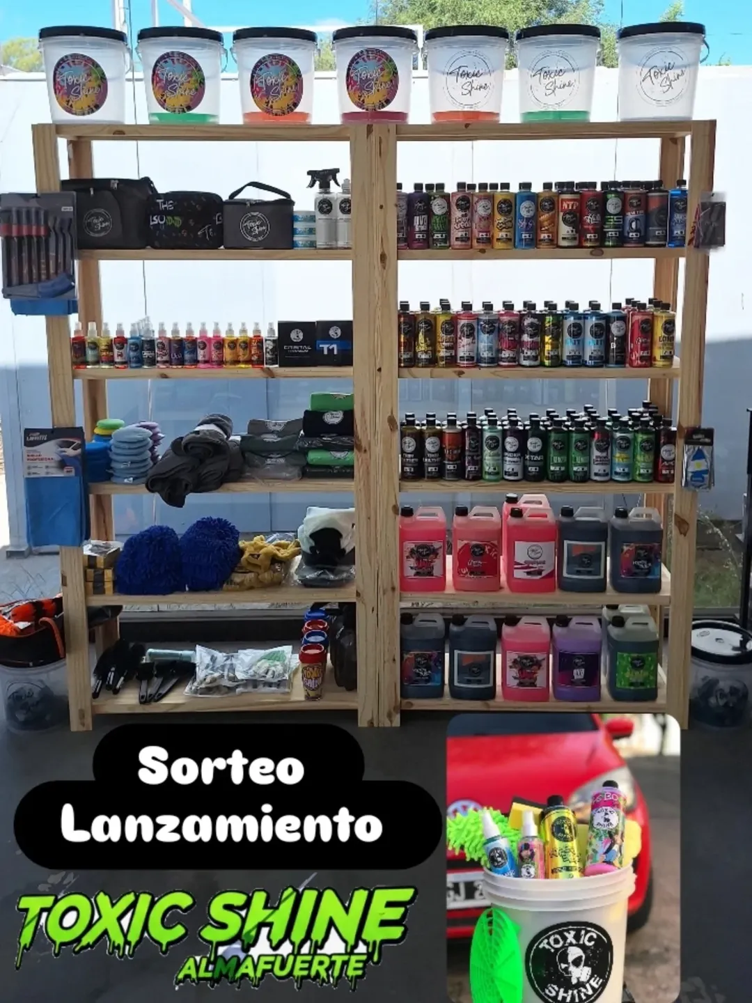 Imagen de Llega el MEGA  SORTEO LANZAMIENTO de Toxic Shine Almafuerte 