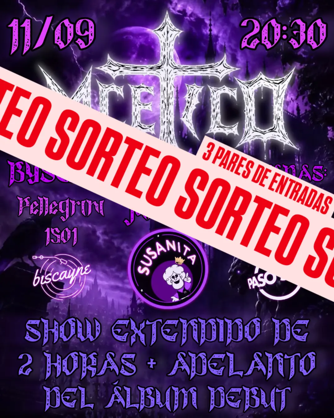 Imagen de 🎫 SORTEO DE ENTRADAS PARA BYSCAINE 🎫

📣 No queremos