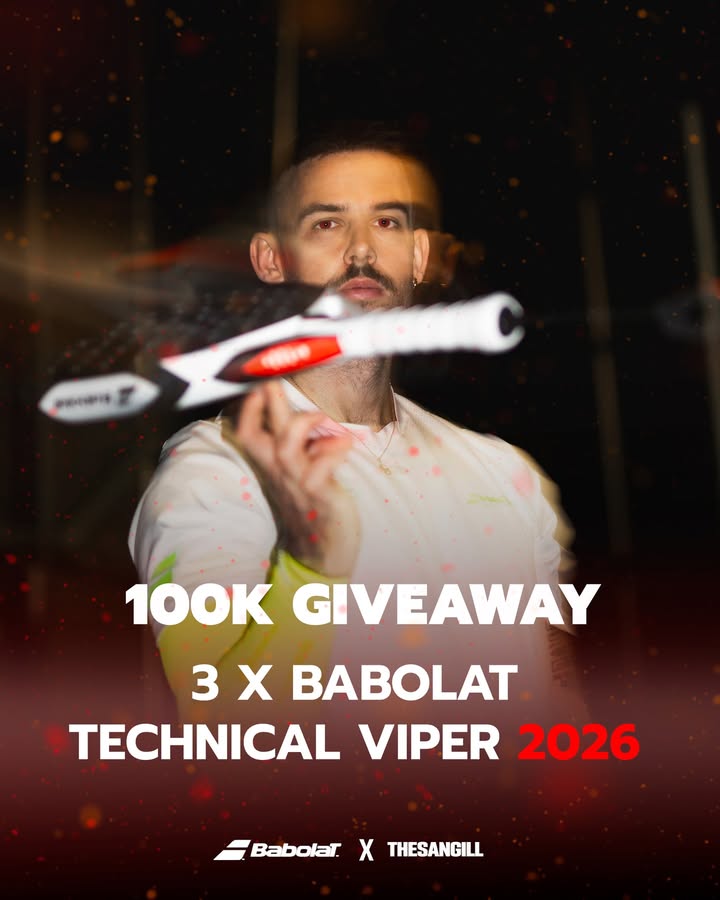 Imagen de 🏆 100K GIVEAWAY X BABOLAT 🏆

I’m giving away 3 Babol