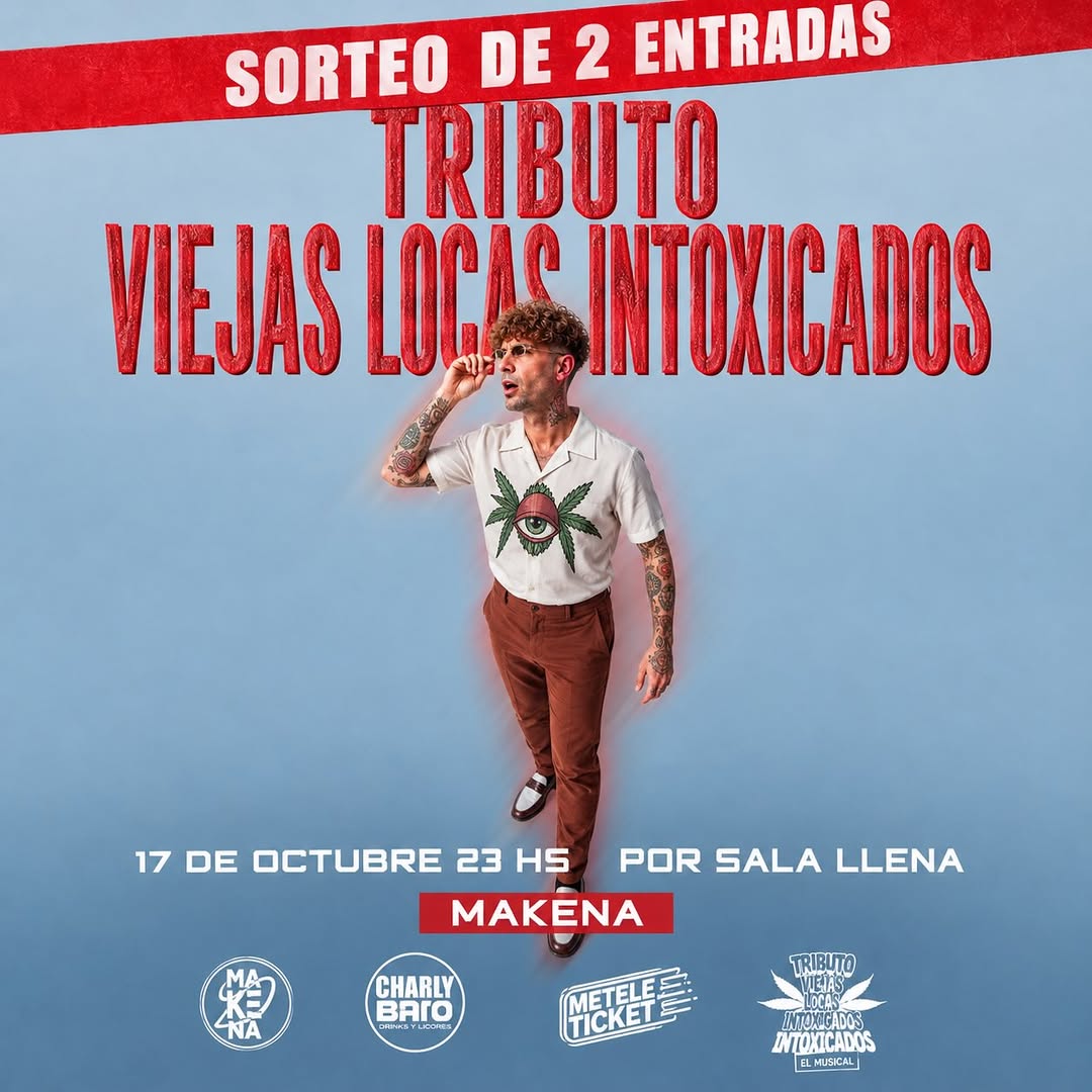 Imagen de SORTEO de  2 ENTRADAS para ver TRIBUTO VIEJAS LOCAS INTOXICA