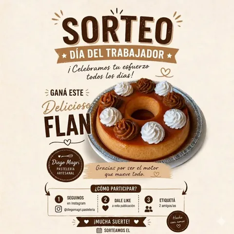 Imagen de 🎉 ¡Celebramos el Día del Trabajador con algo bien dulce