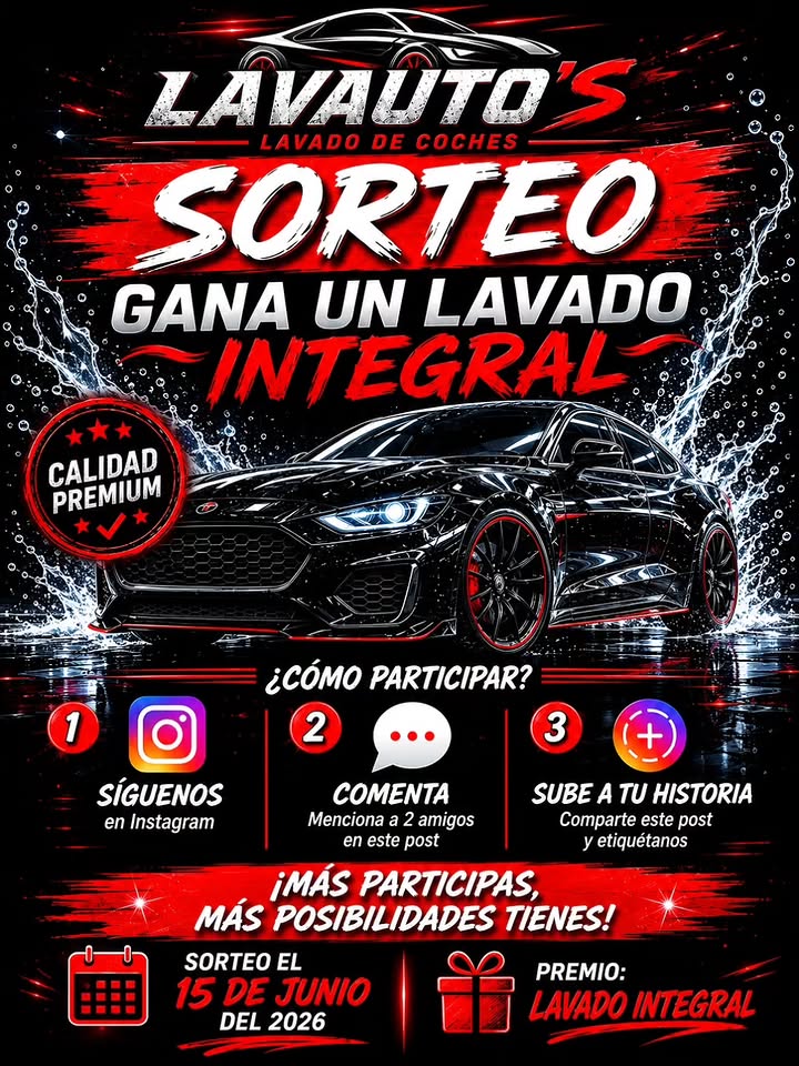 Imagen de ✨🚗 ¡SORTEO ESPECIAL! 🚗✨

¿Quieres que tu coche q