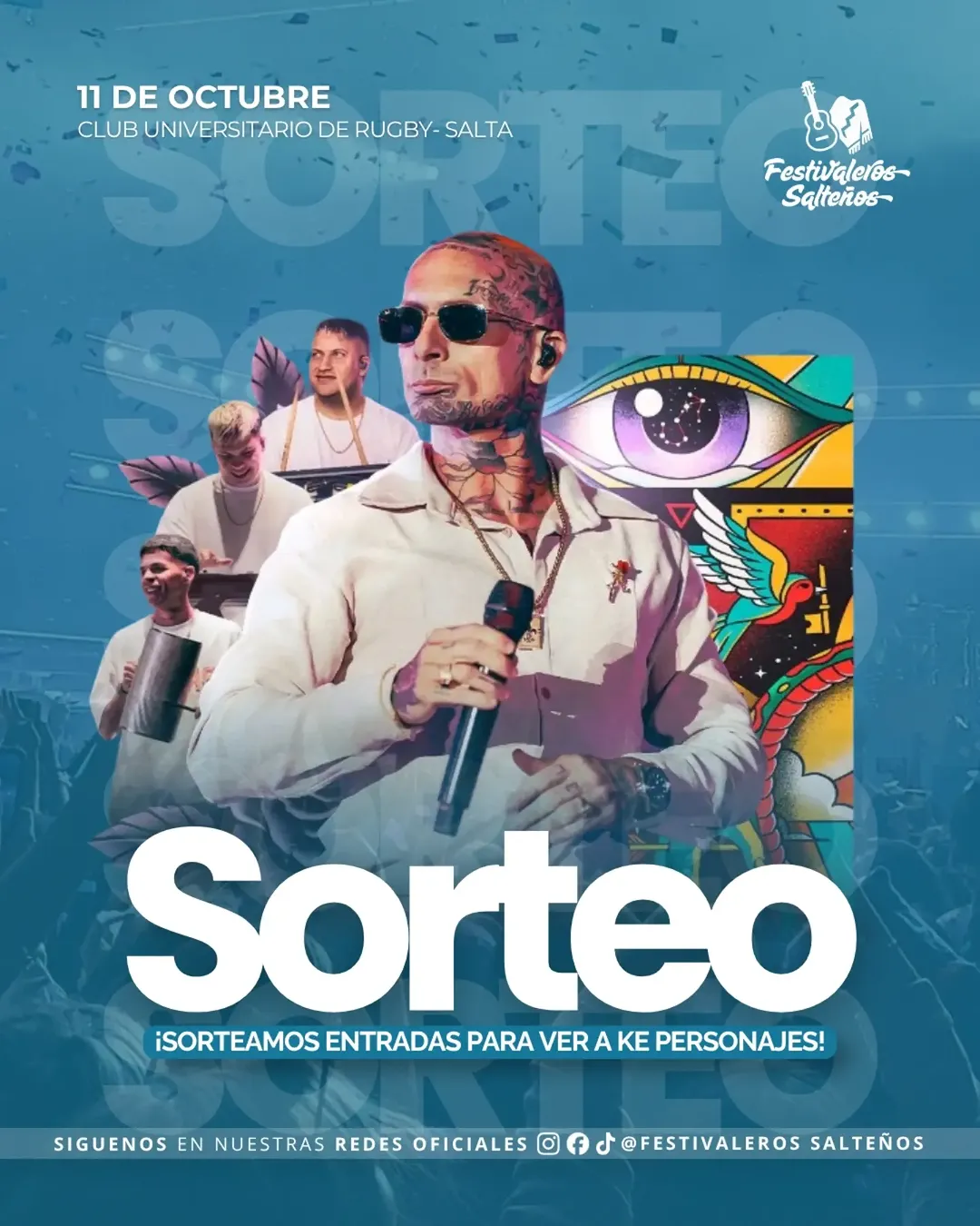 Imagen de 💥🎶 ¡SORTEAMOS ENTRADAS PARA KE PERSONAJES EN SALTA! �