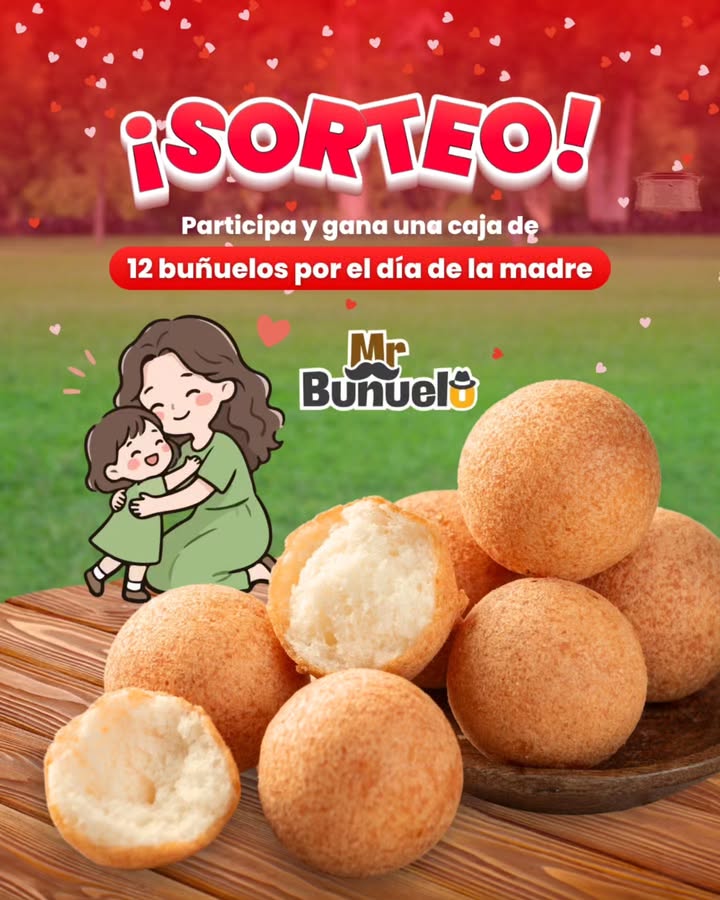 Imagen de Participa y Gana una caja de buñuelos por el día de la mad