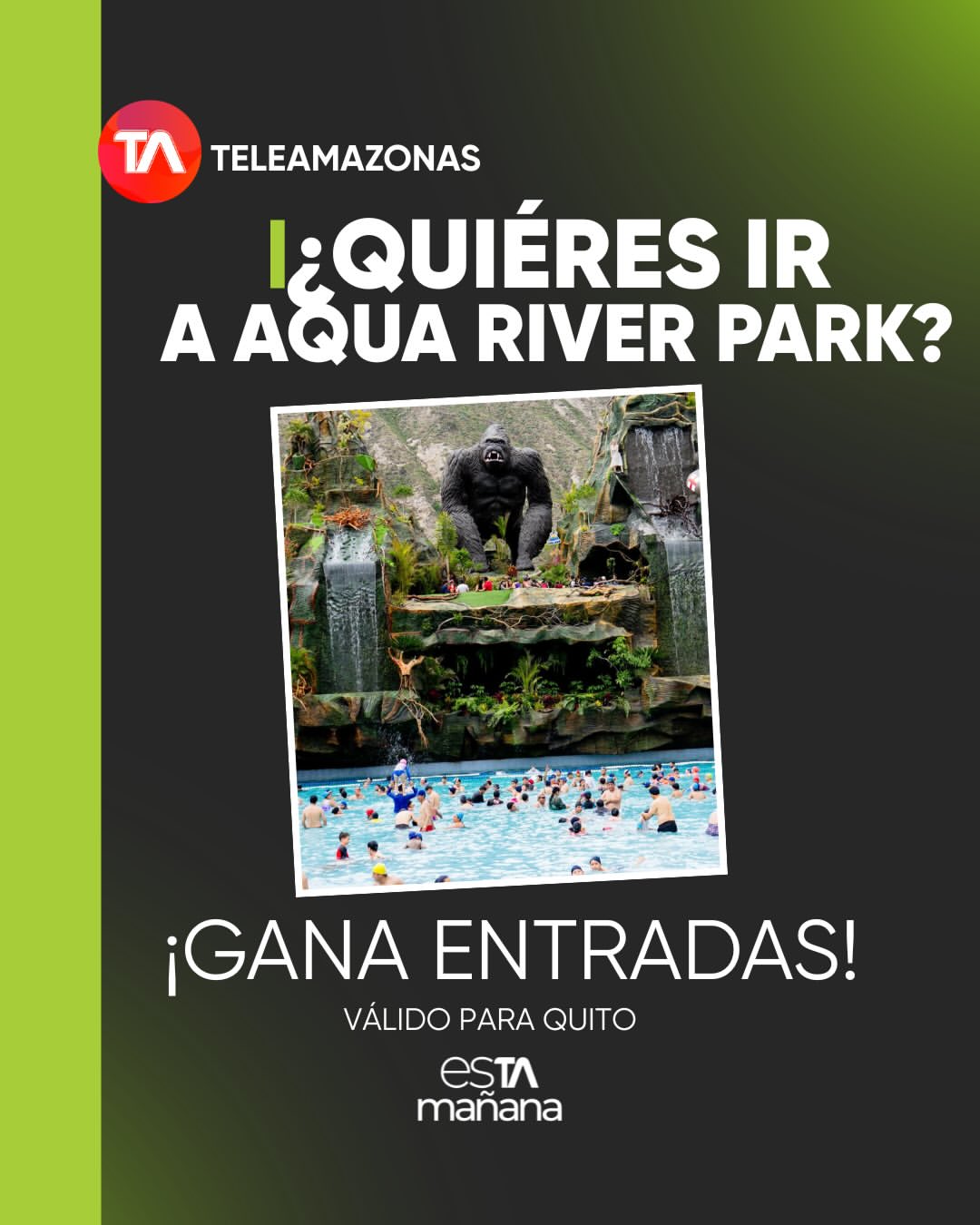 Imagen de ¡Quito, prepárate para un día de agua y adrenalina! 💦�