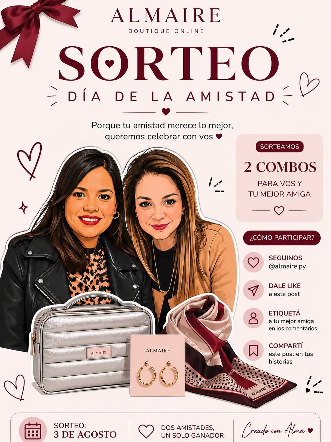 Imagen de ✨ ¡SORTEO DÍA DE LA AMISTAD! ✨

Porque las mejores ami