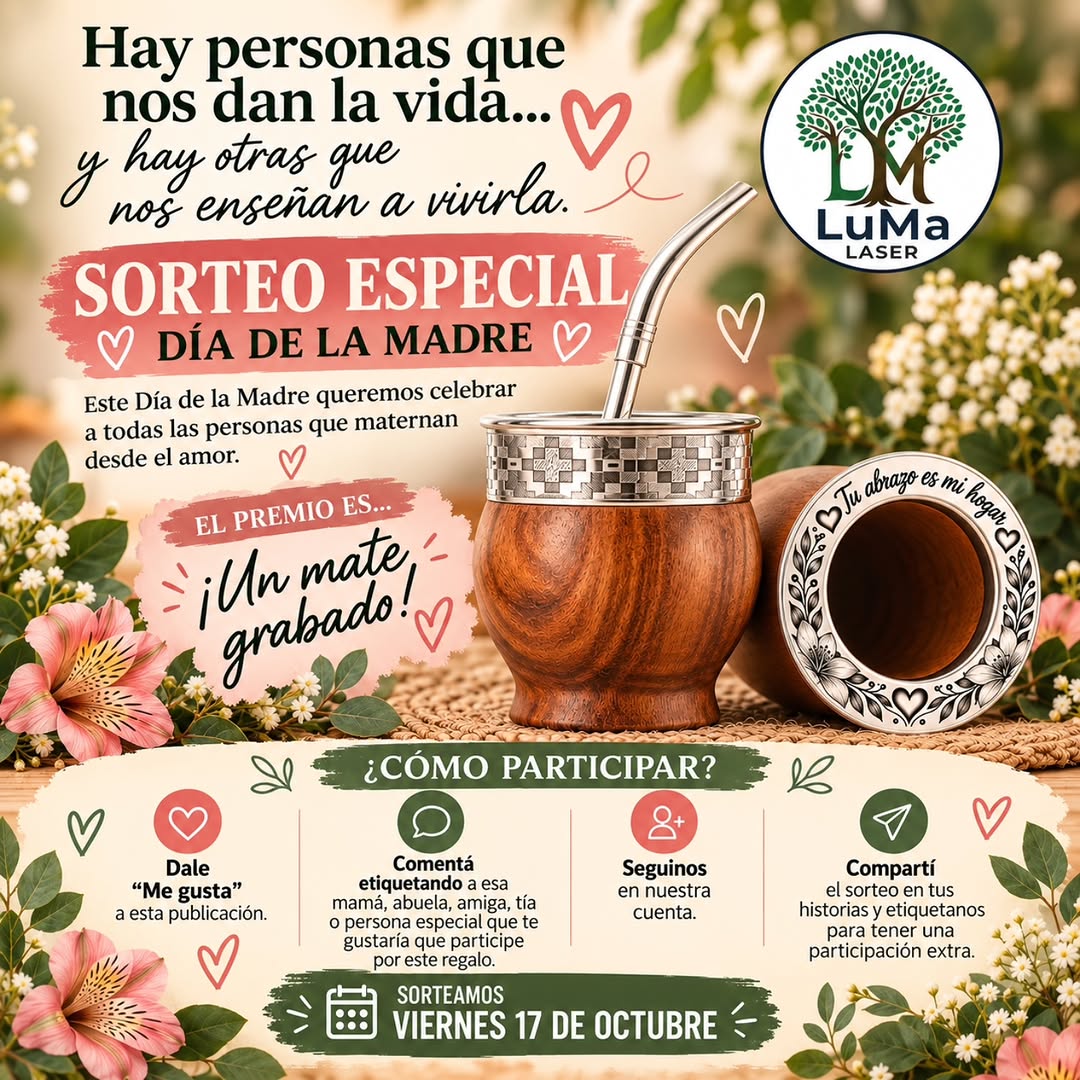 Imagen de SORTEO ESPECIAL ¡DÍA DE LA MADRE!
Participá por este herm