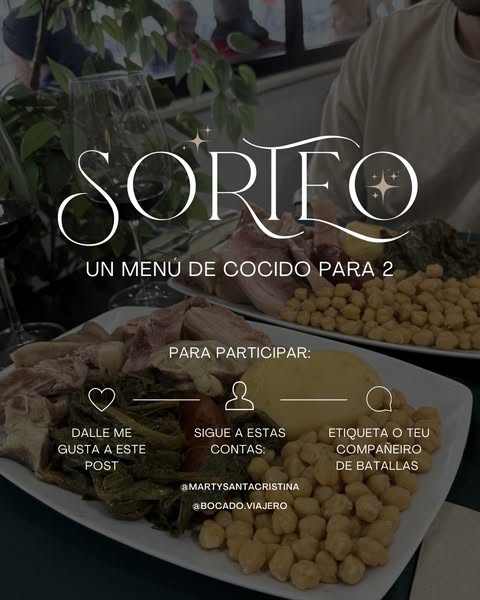 Imagen de ¡SORTEAZO!  Queredes comer un cocido GRATIS? 🍲🐷

Os d