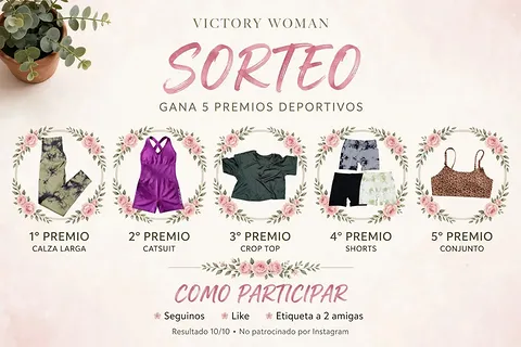 Imagen de *🎉 SORTEO VICTORY WOMAN - 5 GANADORAS 🎉*

¡Se viene e