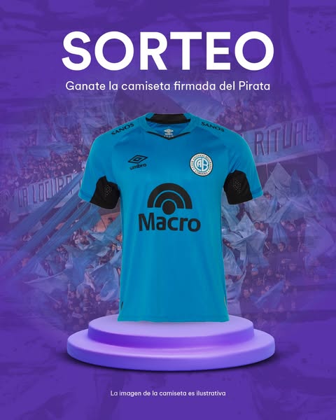 Imagen de Sorteamos la camiseta firmada de Belgrano 🩵🤍🩵 El pr
