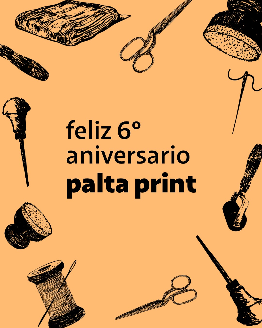 Imagen de FELIZ ANIVERSARIO, @paltaprint_ ! Aún sin poder usar el nom