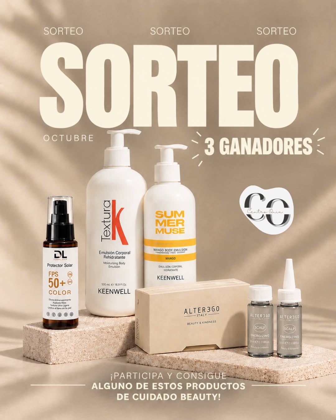 Imagen de ✨ ¡SORTEO CUIDADO CENTRO ÓNIX! ✨

🎉 ¡YA SOMOS MÁS