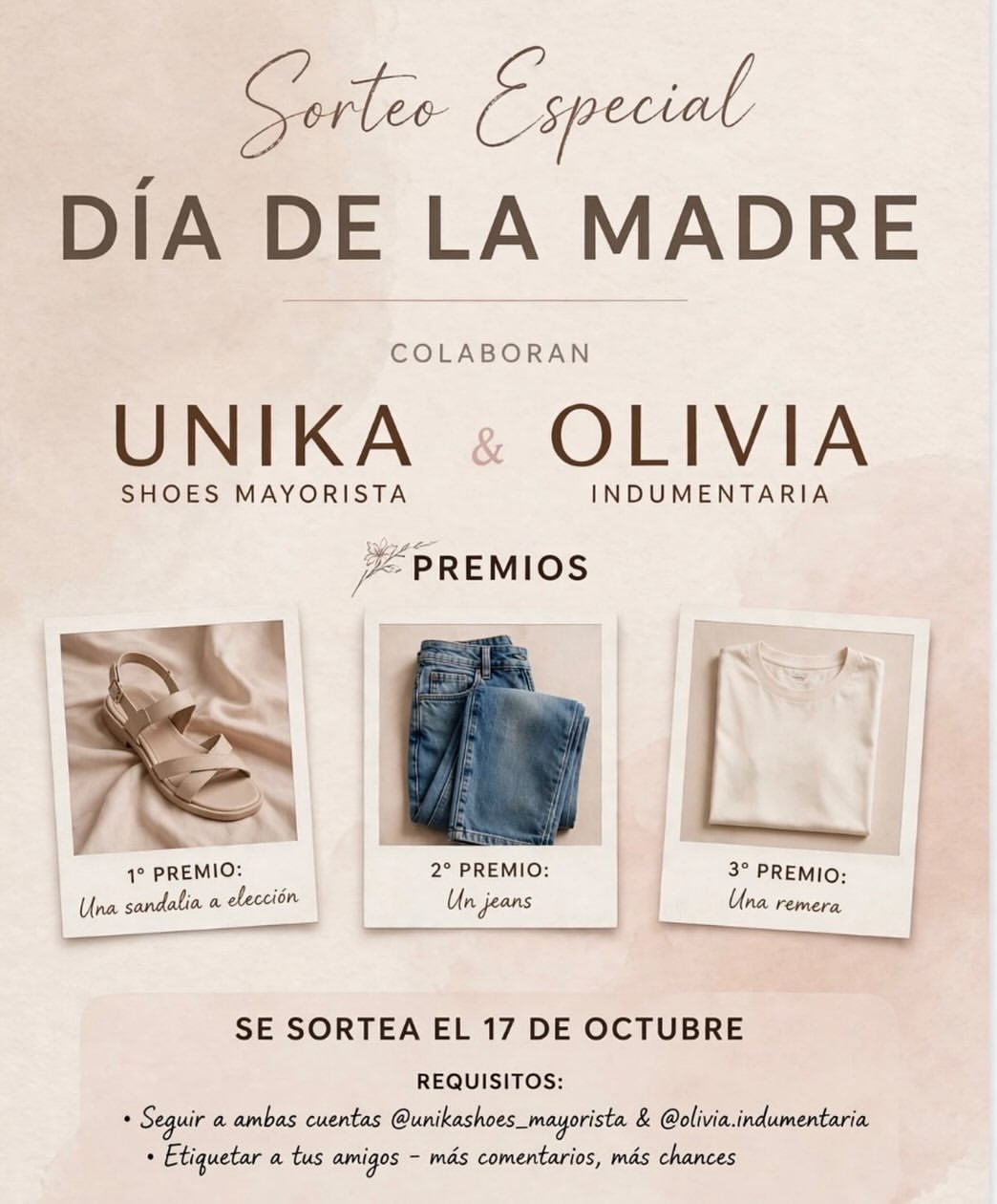 Imagen de 🎉 SORTEO ESPECIAL DÍA DE LA MADRE 🎉
UNIKA SHOES MAYOR