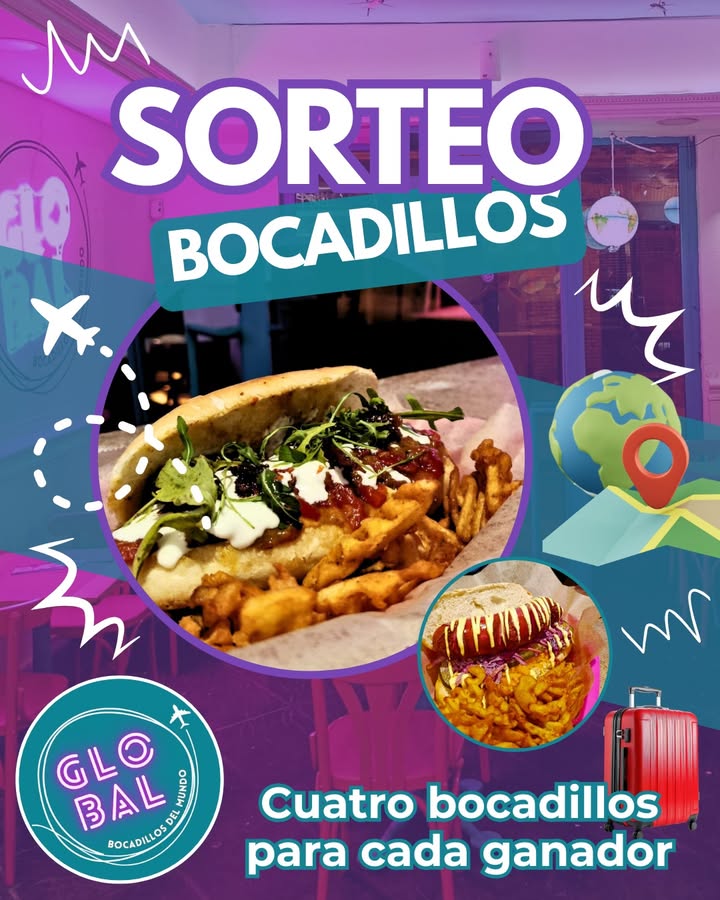 Imagen de 🎉 ¡NUEVO SORTEO GASTRONÓMICO! ¡GLOBAL BOCADILLOS! 🎉