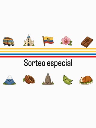 Imagen de 🇪🇨 ¡SORTEO ESPECIAL! 🇪🇨

Como Ecuador ganó, qu