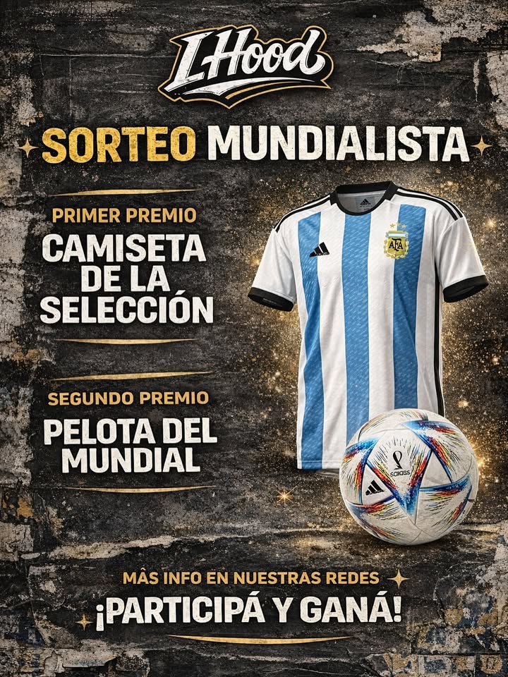Imagen de 🎉⚽ SORTEO MUNDIALISTA ⚽🎉

🥇 Camiseta de la Sele
