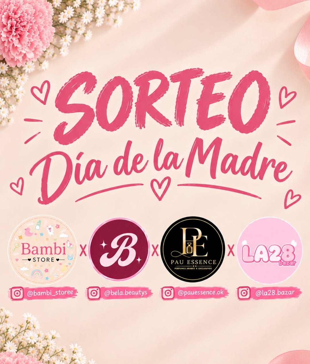 Imagen de SORTEO ESPECIAL DÍA DE LA MADRE ✨🌸

Nos unimos Bambi S