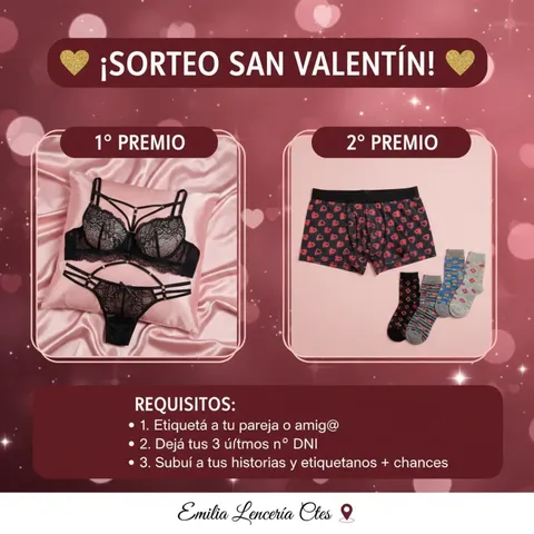 Imagen de SE VIENE EL DIA DE LOS ENAMORADOS Y QUEREMOS AGASAJARLES DE 